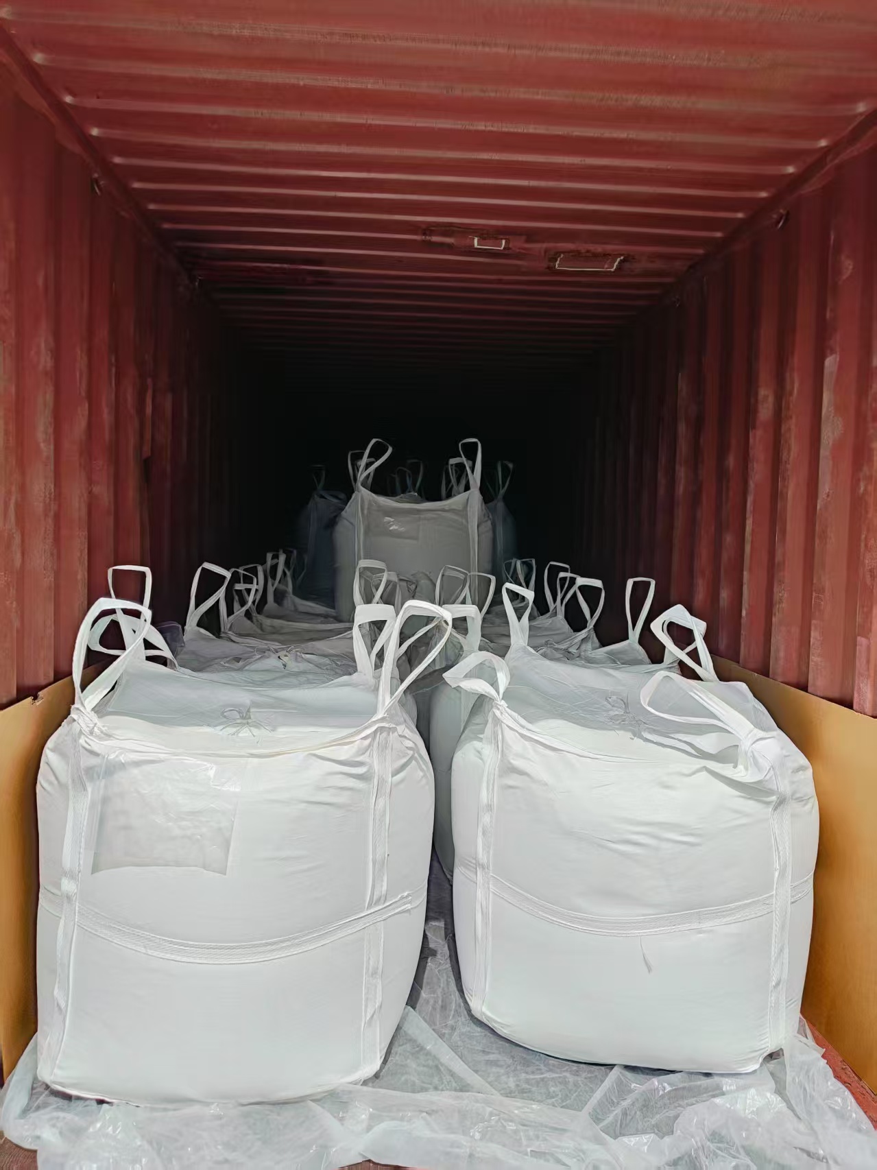 TON BAG PACKAGING 40HQ CONTAINER EFFECT